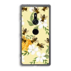 CaseCompany No flowers without bees: Sony Xperia XZ2 Transparant Hoesje