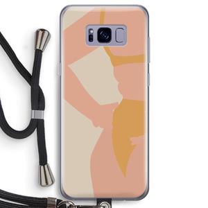 CaseCompany Bikini body: Samsung Galaxy S8 Transparant Hoesje met koord