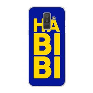 CaseCompany Habibi Blue: Samsung Galaxy A6 Plus (2018) Transparant Hoesje