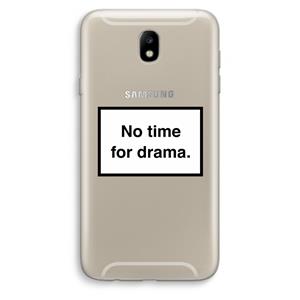 CaseCompany No drama: Samsung Galaxy J7 (2017) Transparant Hoesje