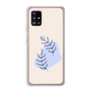 CaseCompany Leaf me if you can: Samsung Galaxy A51 5G Transparant Hoesje