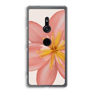 CaseCompany Pink Ellila Flower: Sony Xperia XZ2 Transparant Hoesje