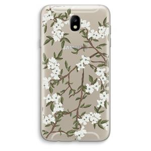 CaseCompany Blossoming spring: Samsung Galaxy J7 (2017) Transparant Hoesje
