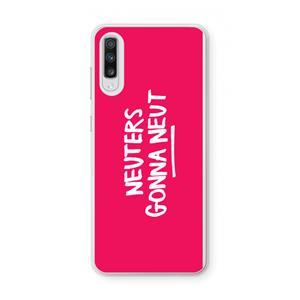 CaseCompany Neuters (roze): Samsung Galaxy A70 Transparant Hoesje