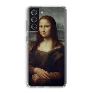 CaseCompany Mona Lisa: Samsung Galaxy S21 FE Transparant Hoesje