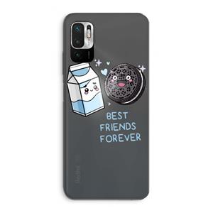 CaseCompany Best Friend Forever: Xiaomi Redmi Note 10 5G Transparant Hoesje