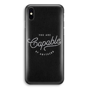 CaseCompany Capable: iPhone X Volledig Geprint Hoesje