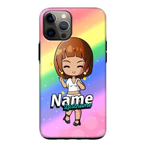 CaseCompany Chibi Maker vrouw: iPhone 12 Tough Case