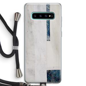 CaseCompany Meet you there: Samsung Galaxy S10 Plus Transparant Hoesje met koord