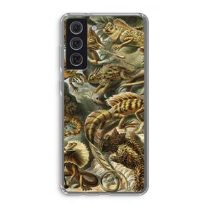 CaseCompany Haeckel Lacertilia: Samsung Galaxy S21 FE Transparant Hoesje