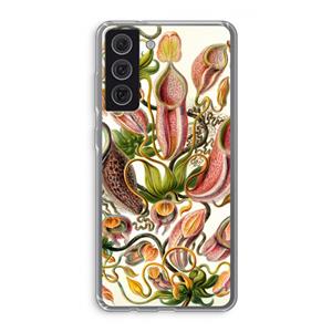 CaseCompany Haeckel Nepenthaceae: Samsung Galaxy S21 FE Transparant Hoesje