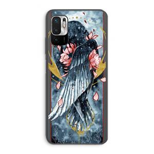 CaseCompany Golden Raven: Xiaomi Redmi Note 10 5G Transparant Hoesje