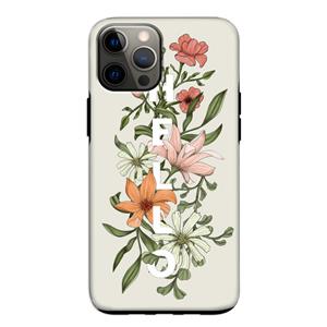 CaseCompany Hello bloemen: iPhone 12 Tough Case