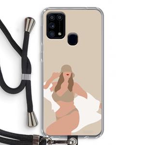 CaseCompany One of a kind: Samsung Galaxy M31 Transparant Hoesje met koord