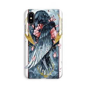 CaseCompany Golden Raven: iPhone X Volledig Geprint Hoesje