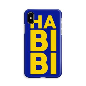 CaseCompany Habibi Blue: iPhone X Volledig Geprint Hoesje