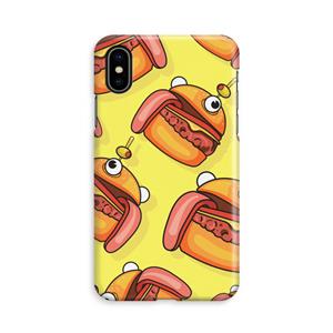 CaseCompany Hamburger: iPhone X Volledig Geprint Hoesje