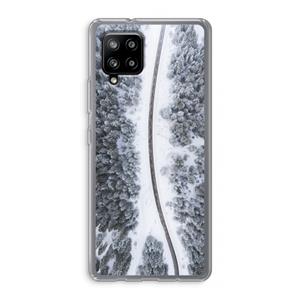 CaseCompany Snøfall: Samsung Galaxy A42 5G Transparant Hoesje