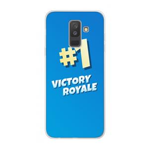 CaseCompany Victory Royale: Samsung Galaxy A6 Plus (2018) Transparant Hoesje