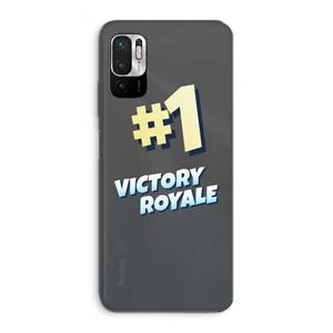 CaseCompany Victory Royale: Xiaomi Redmi Note 10 5G Transparant Hoesje