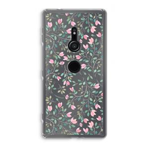 CaseCompany Sierlijke bloemen: Sony Xperia XZ2 Transparant Hoesje