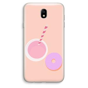 CaseCompany Donut: Samsung Galaxy J7 (2017) Transparant Hoesje