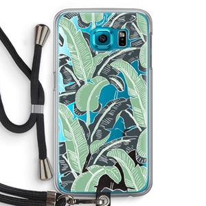 CaseCompany This Sh*t Is Bananas: Samsung Galaxy S6 Transparant Hoesje met koord