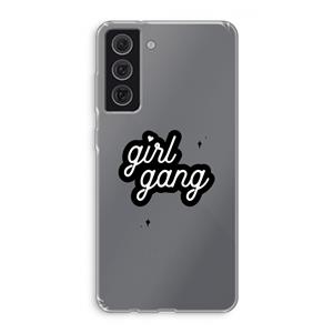 CaseCompany Girl Gang: Samsung Galaxy S21 FE Transparant Hoesje
