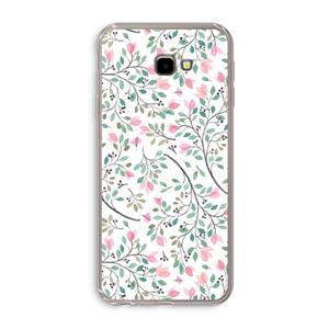 CaseCompany Sierlijke bloemen: Samsung Galaxy J4 Plus Transparant Hoesje