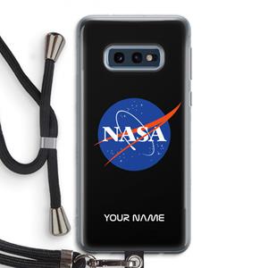 CaseCompany NASA: Samsung Galaxy S10e Transparant Hoesje met koord