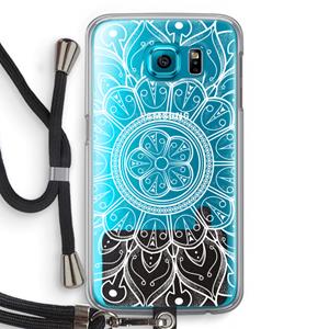 CaseCompany Roses Are Red: Samsung Galaxy S6 Transparant Hoesje met koord