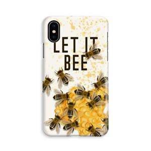 CaseCompany Let it bee: iPhone X Volledig Geprint Hoesje