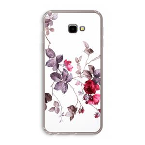 CaseCompany Mooie bloemen: Samsung Galaxy J4 Plus Transparant Hoesje
