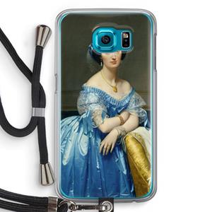 CaseCompany Eleonore: Samsung Galaxy S6 Transparant Hoesje met koord