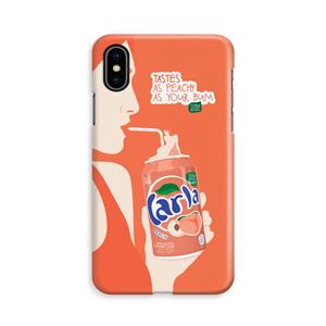 CaseCompany Peach please!: iPhone X Volledig Geprint Hoesje