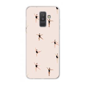 CaseCompany Dancing #1: Samsung Galaxy A6 Plus (2018) Transparant Hoesje