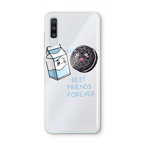 CaseCompany Best Friend Forever: Samsung Galaxy A70 Transparant Hoesje