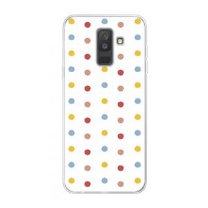 CaseCompany Bollen: Samsung Galaxy A6 Plus (2018) Transparant Hoesje