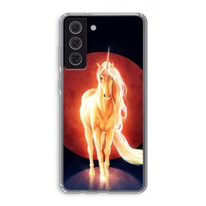 CaseCompany Last Unicorn: Samsung Galaxy S21 FE Transparant Hoesje