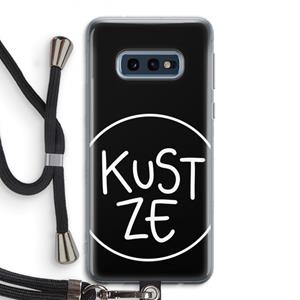 CaseCompany KUST ZE: Samsung Galaxy S10e Transparant Hoesje met koord