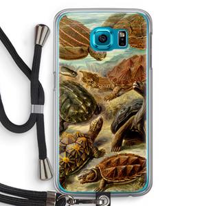 CaseCompany Haeckel Chelonia: Samsung Galaxy S6 Transparant Hoesje met koord