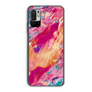 CaseCompany Pastel Echoes: Xiaomi Redmi Note 10 5G Transparant Hoesje