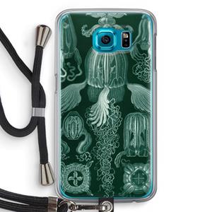 CaseCompany Haeckel Cubomedusae: Samsung Galaxy S6 Transparant Hoesje met koord