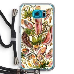 CaseCompany Haeckel Nepenthaceae: Samsung Galaxy S6 Transparant Hoesje met koord