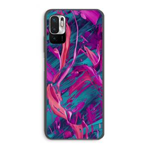CaseCompany Pink Clouds: Xiaomi Redmi Note 10 5G Transparant Hoesje