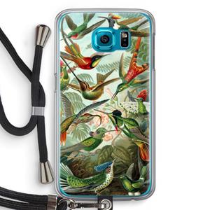 CaseCompany Haeckel Trochilidae: Samsung Galaxy S6 Transparant Hoesje met koord
