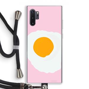 CaseCompany Sunny side up: Samsung Galaxy Note 10 Plus Transparant Hoesje met koord