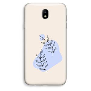 CaseCompany Leaf me if you can: Samsung Galaxy J7 (2017) Transparant Hoesje