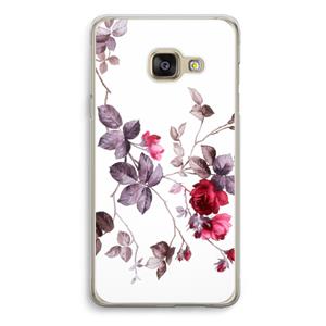 CaseCompany Mooie bloemen: Samsung A3 (2017) Transparant Hoesje