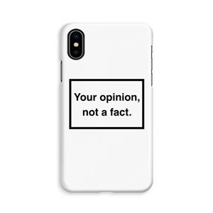 CaseCompany Your opinion: iPhone X Volledig Geprint Hoesje